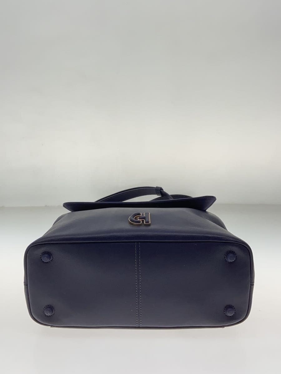 COLE HAAN Shoulder Bag Leather NVY Solid U06793 4
