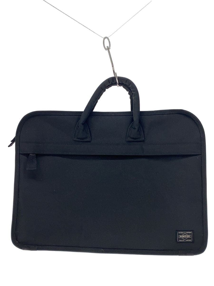 PORTER Briefcase Canvas BLK Plain