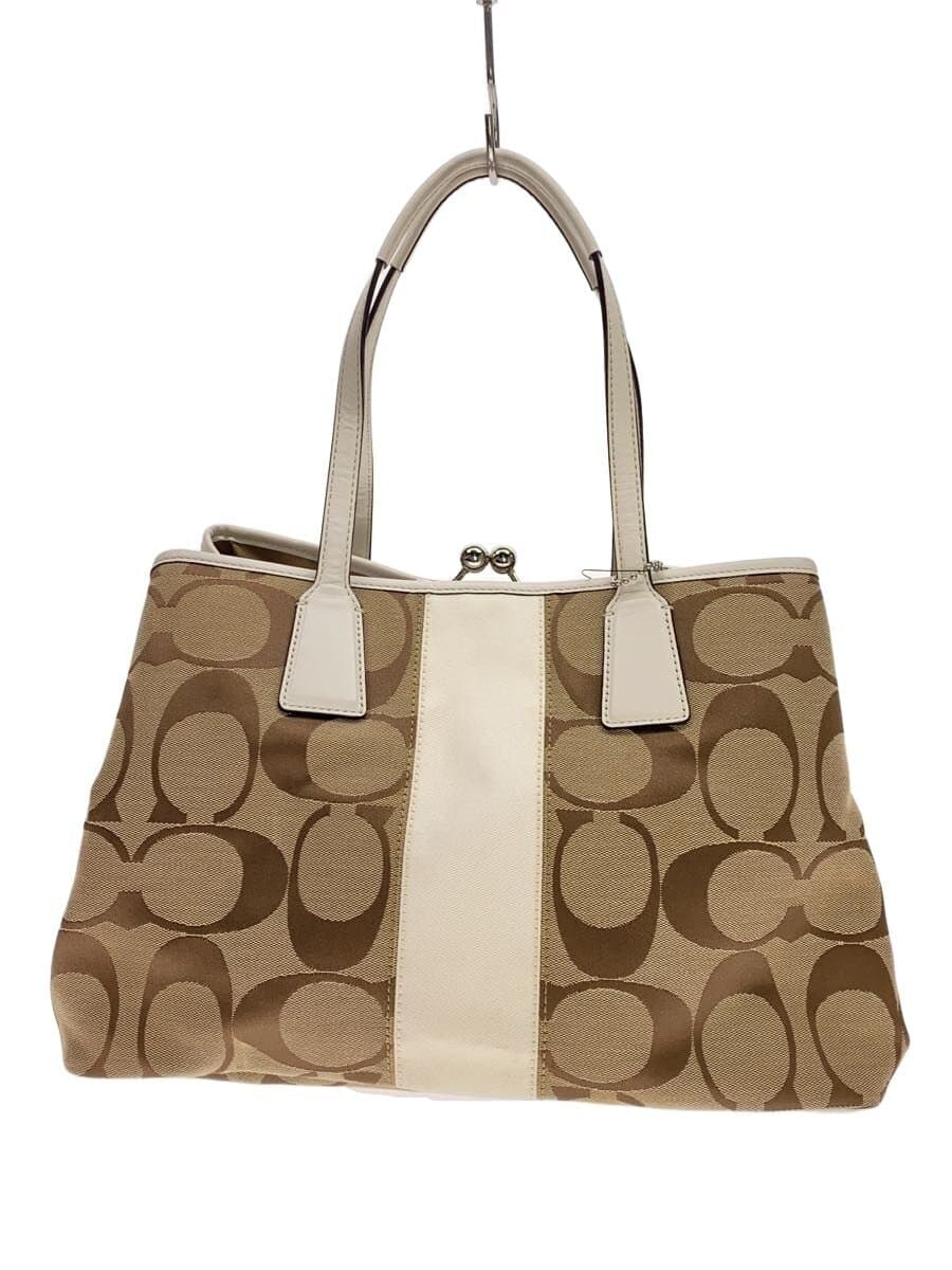 COACH handbag PVC WHT F13533