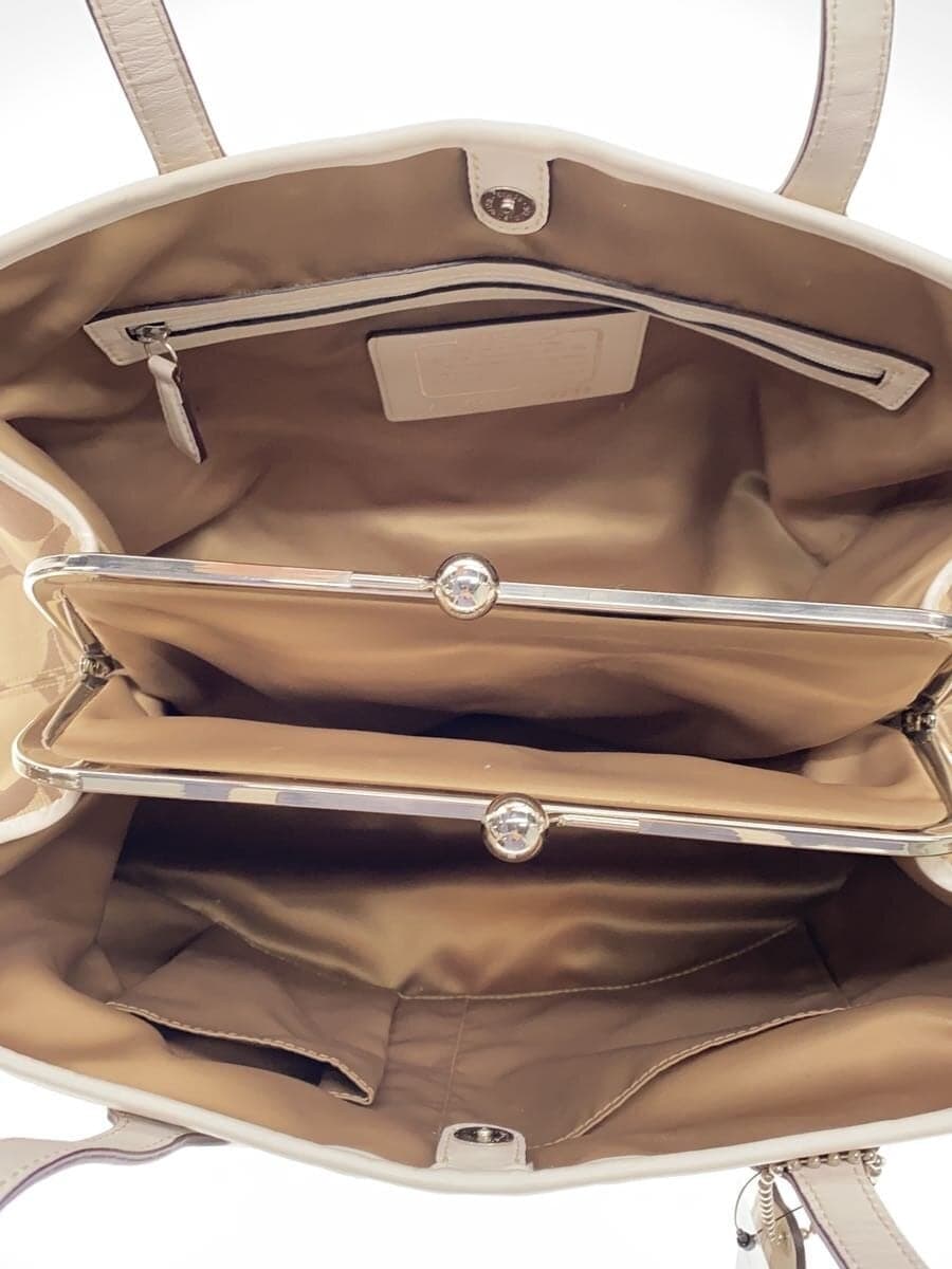 COACH handbag PVC WHT F13533 6