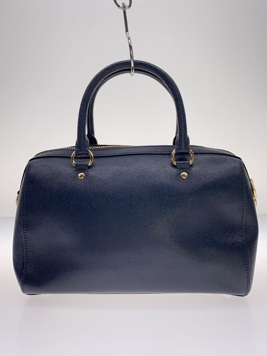 COACH handbag -- NVY plain 3
