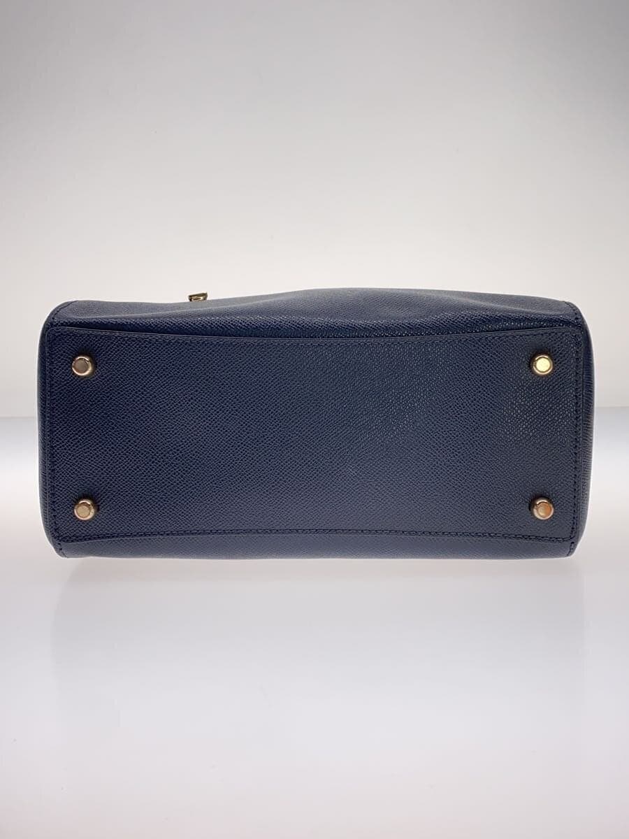 COACH handbag -- NVY plain 4