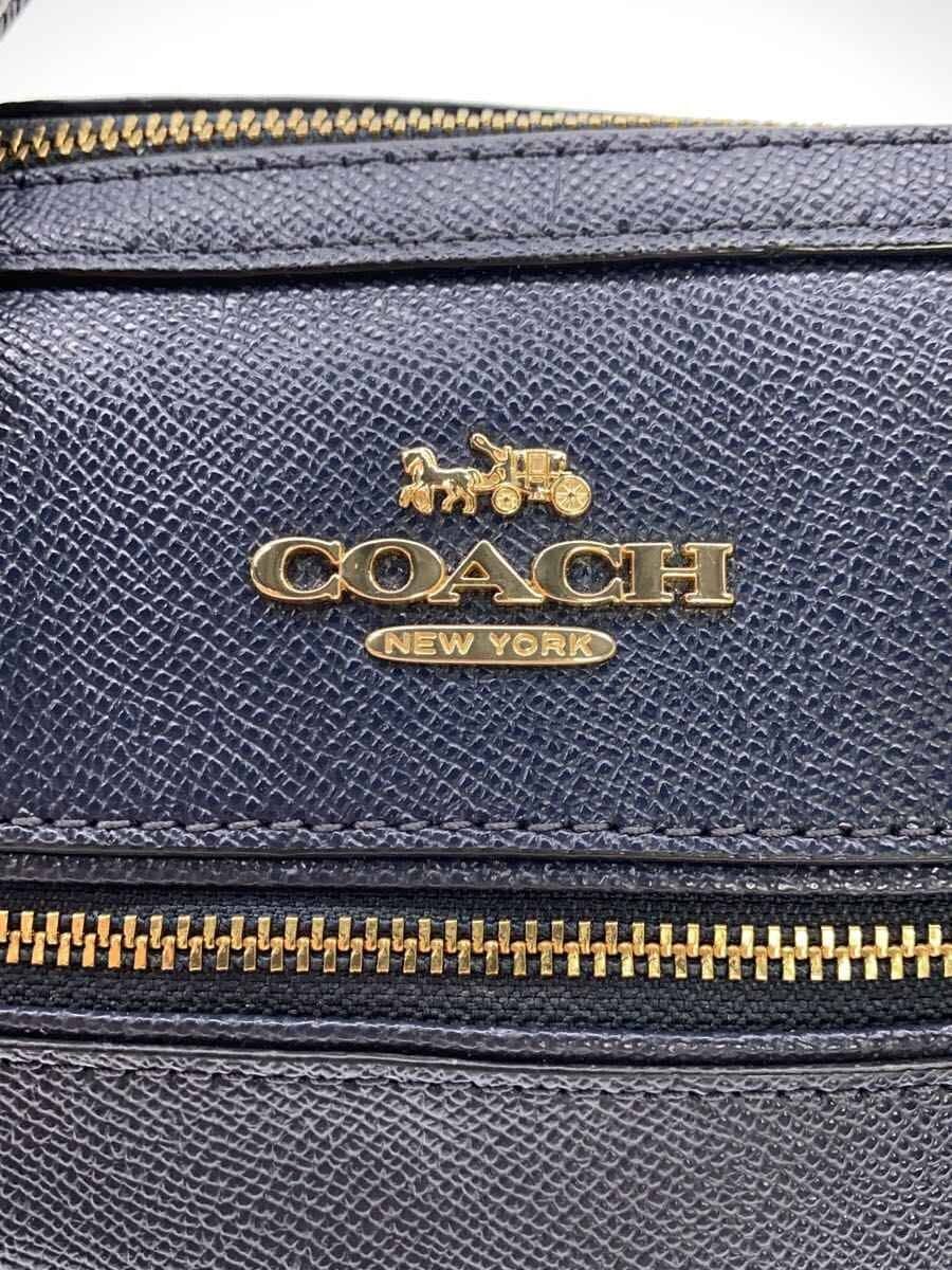 COACH handbag -- NVY plain 5