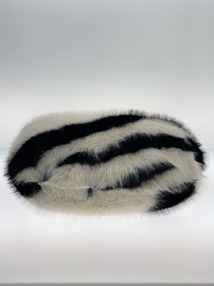 Other Brand Fur Bag heurueh Tote Bag Polyester Black Border Stripe 4