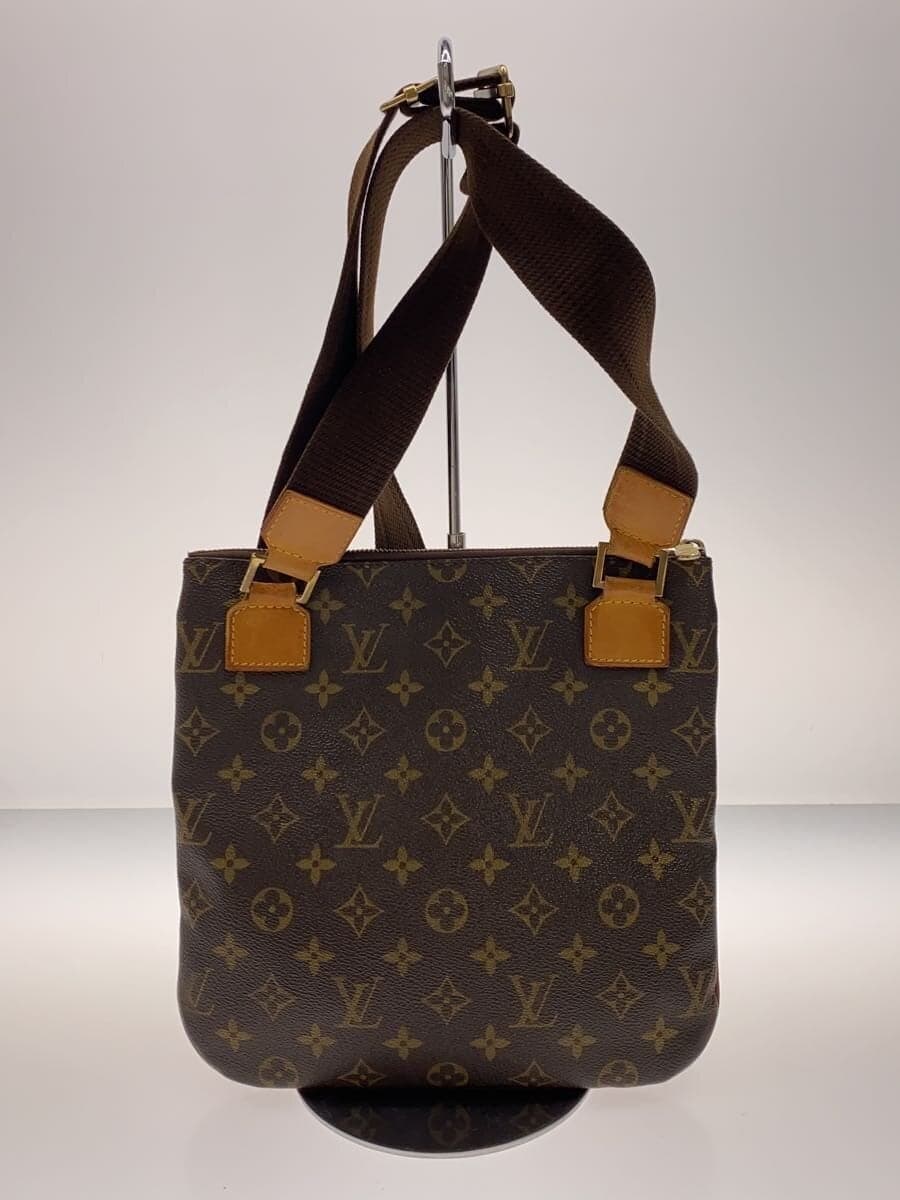 LOUIS VUITTON Pochette Bosphore_Monogram Canvas Vinyl Brown 3