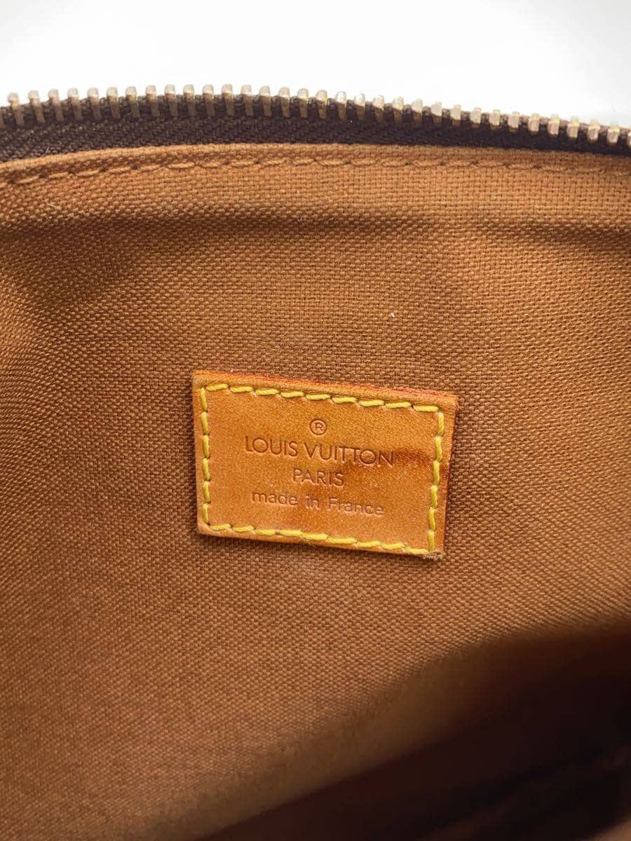 LOUIS VUITTON Pochette Bosphore_Monogram Canvas Vinyl Brown 5