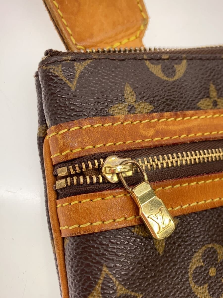 LOUIS VUITTON Pochette Bosphore_Monogram Canvas Vinyl Brown 8