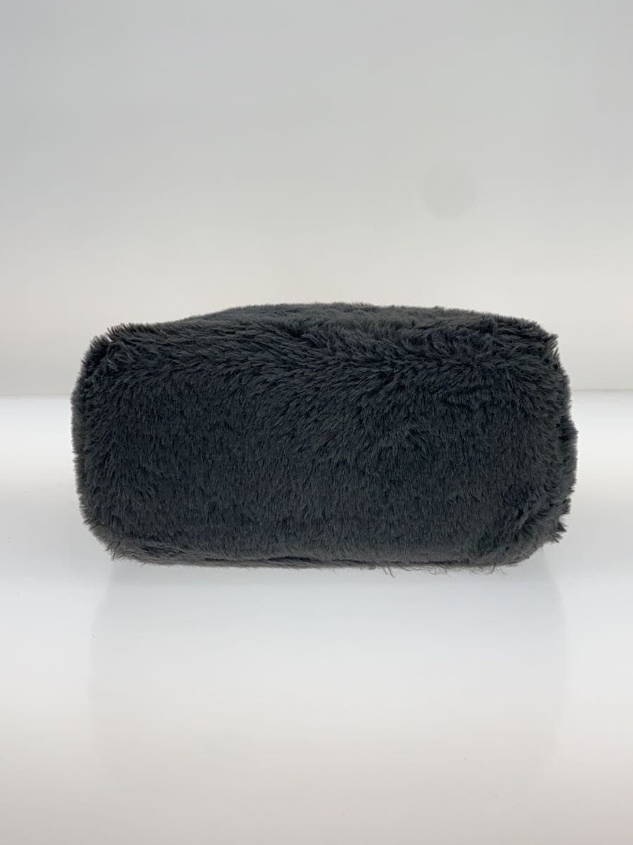 furfur Eco Fur Tote Bag Handbag Gray 4