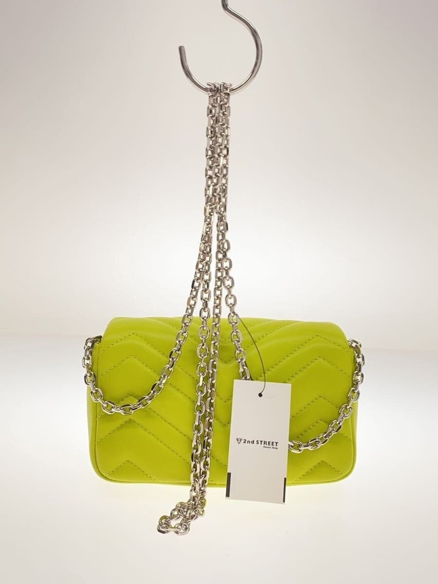 GUCCI Shoulder Bag Leather Green 841290 3