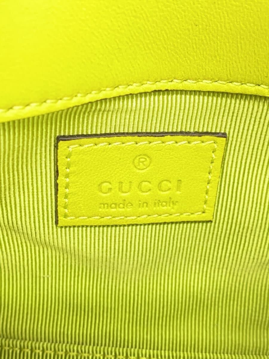 GUCCI Shoulder Bag Leather Green 841290 5