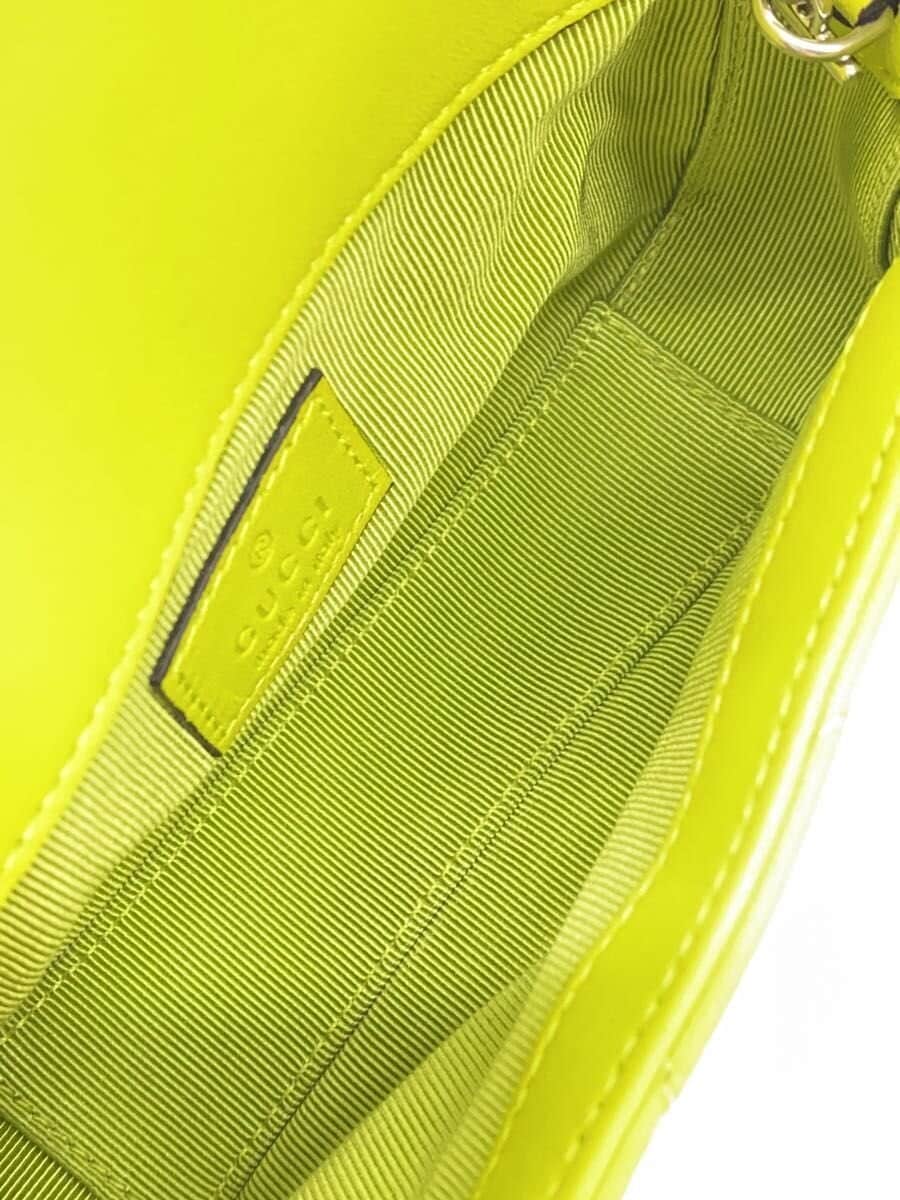 GUCCI Shoulder Bag Leather Green 841290 6
