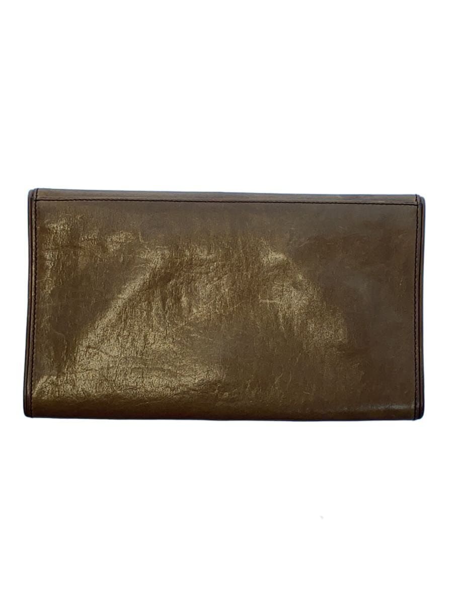 BVLGARI Clutch Bag Leather GLD 3