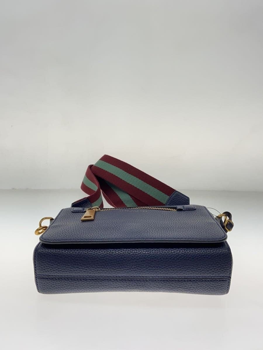 MARC JACOBS shoulder bag leather navy M0008278 4