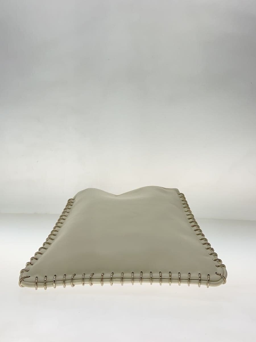 PELLICO shoulder bag leather white plain 4