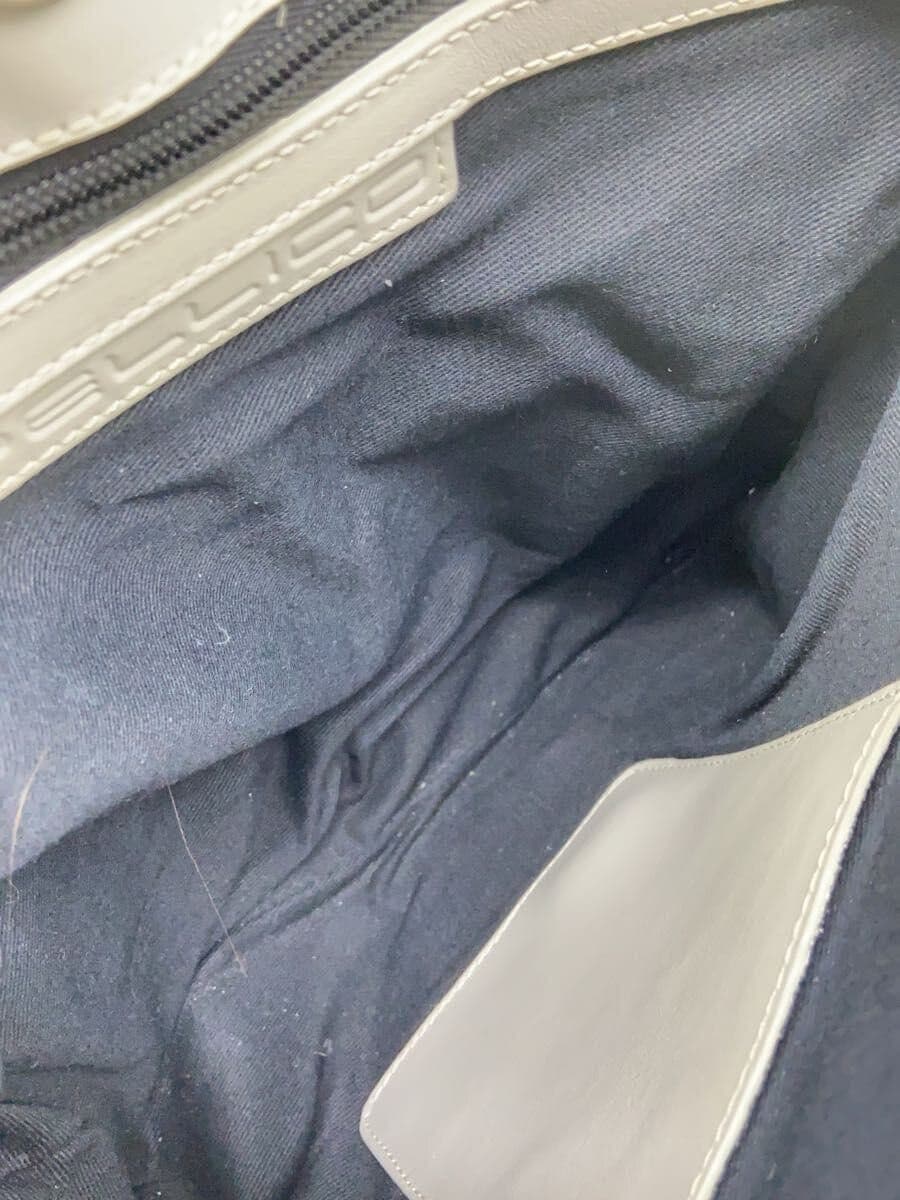 PELLICO shoulder bag leather white plain 6