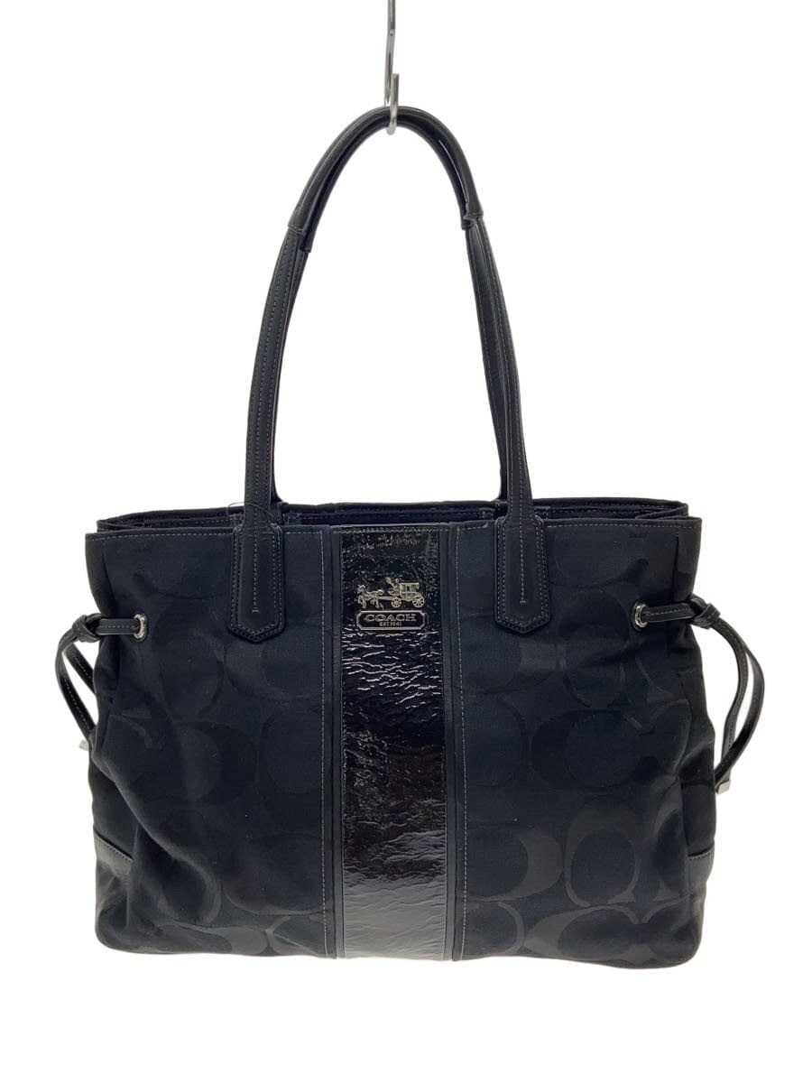 COACH bag enamel black