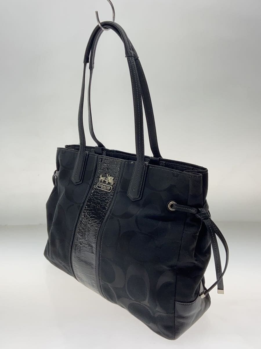 COACH bag enamel black 2