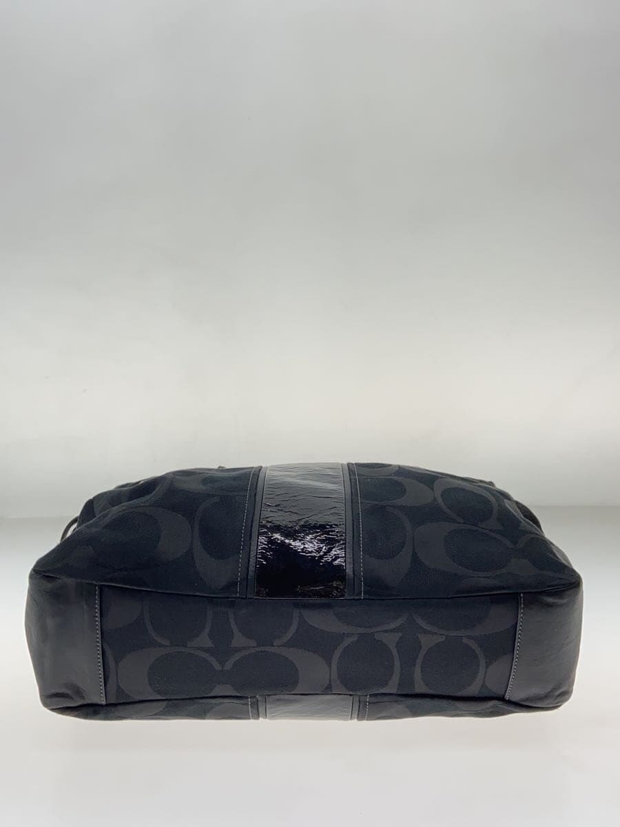 COACH bag enamel black 4
