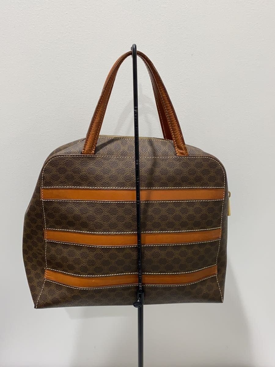 CELINE Handbag Leather BRW All-over print mc96 3