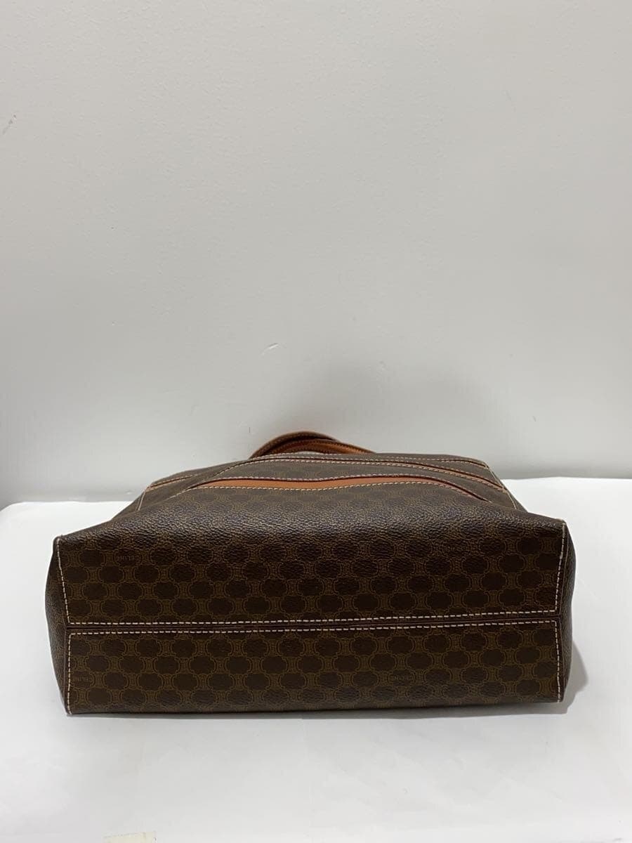 CELINE Handbag Leather BRW All-over print mc96 4