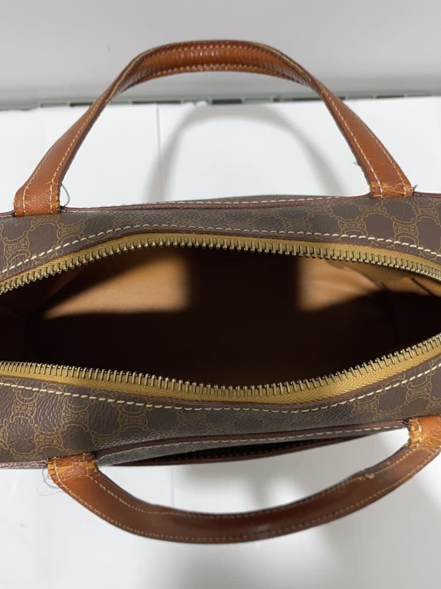 CELINE Handbag Leather BRW All-over print mc96 6