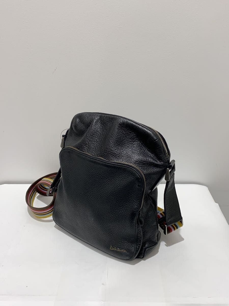 Paul Smith Shoulder Bag Leather BLK 2