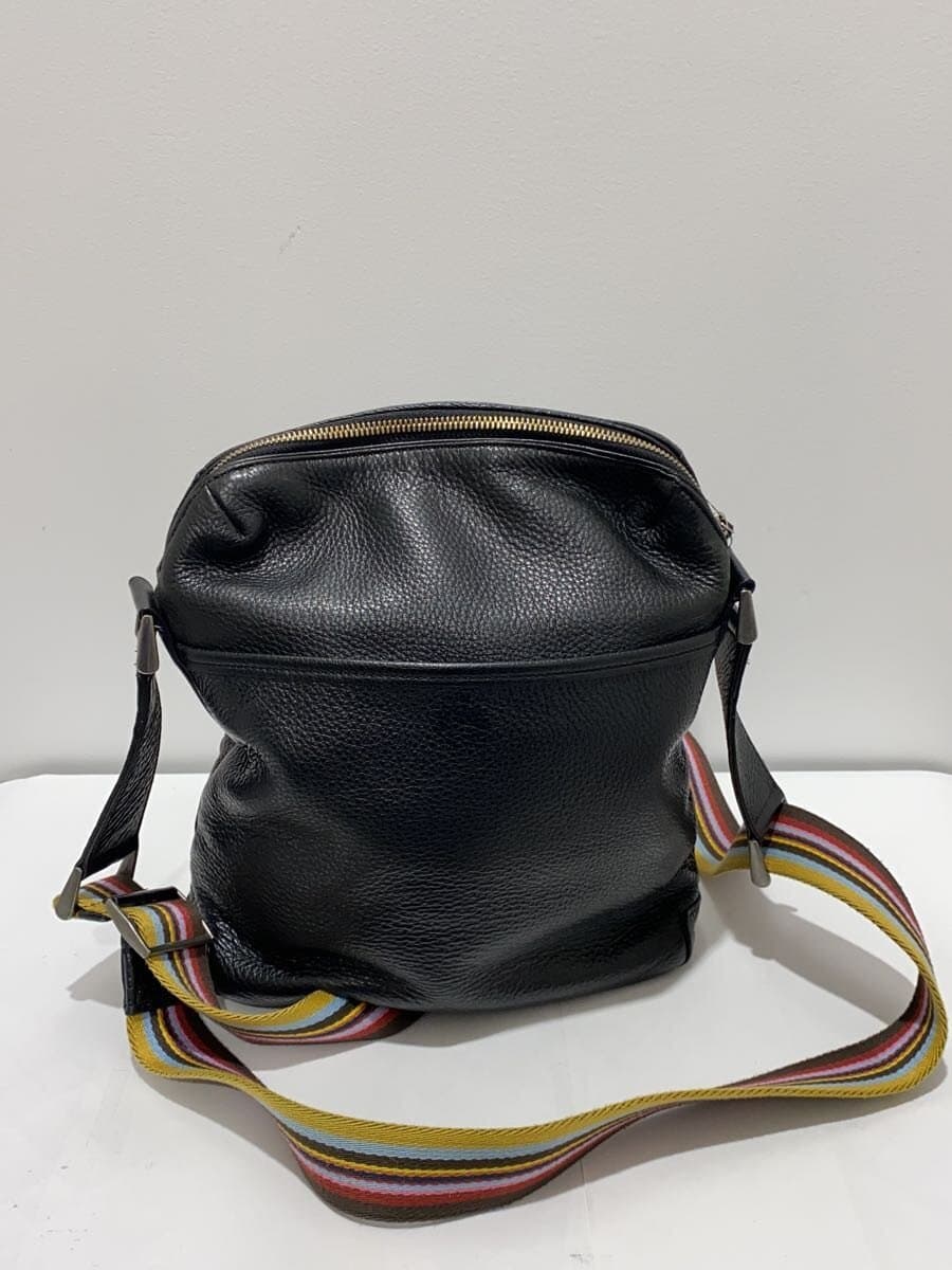 Paul Smith Shoulder Bag Leather BLK 3