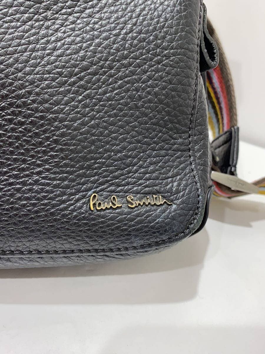Paul Smith Shoulder Bag Leather BLK 5