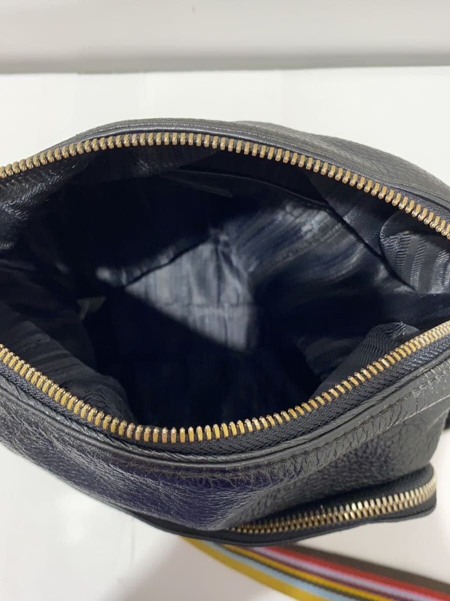 Paul Smith Shoulder Bag Leather BLK 6