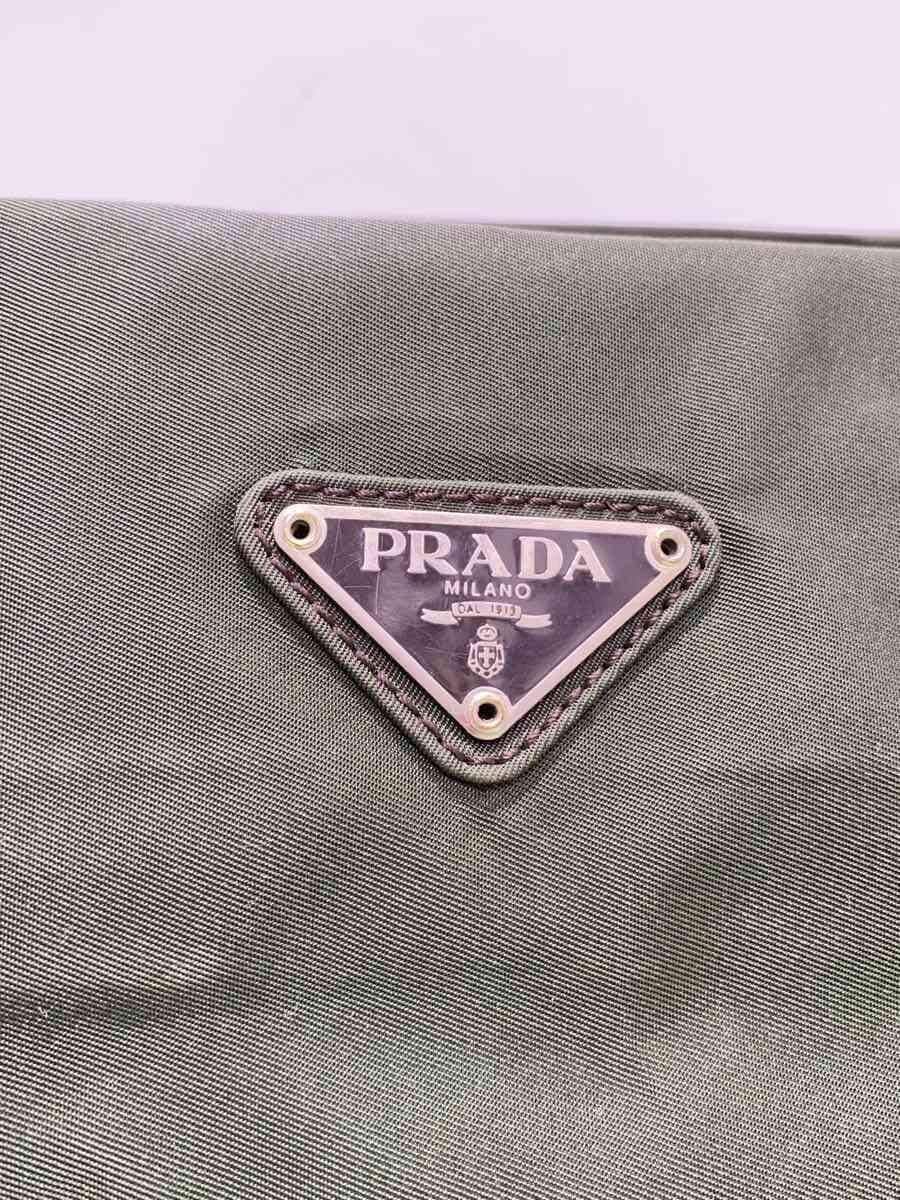 PRADA Tote Bag Nylon GRN Solid 5