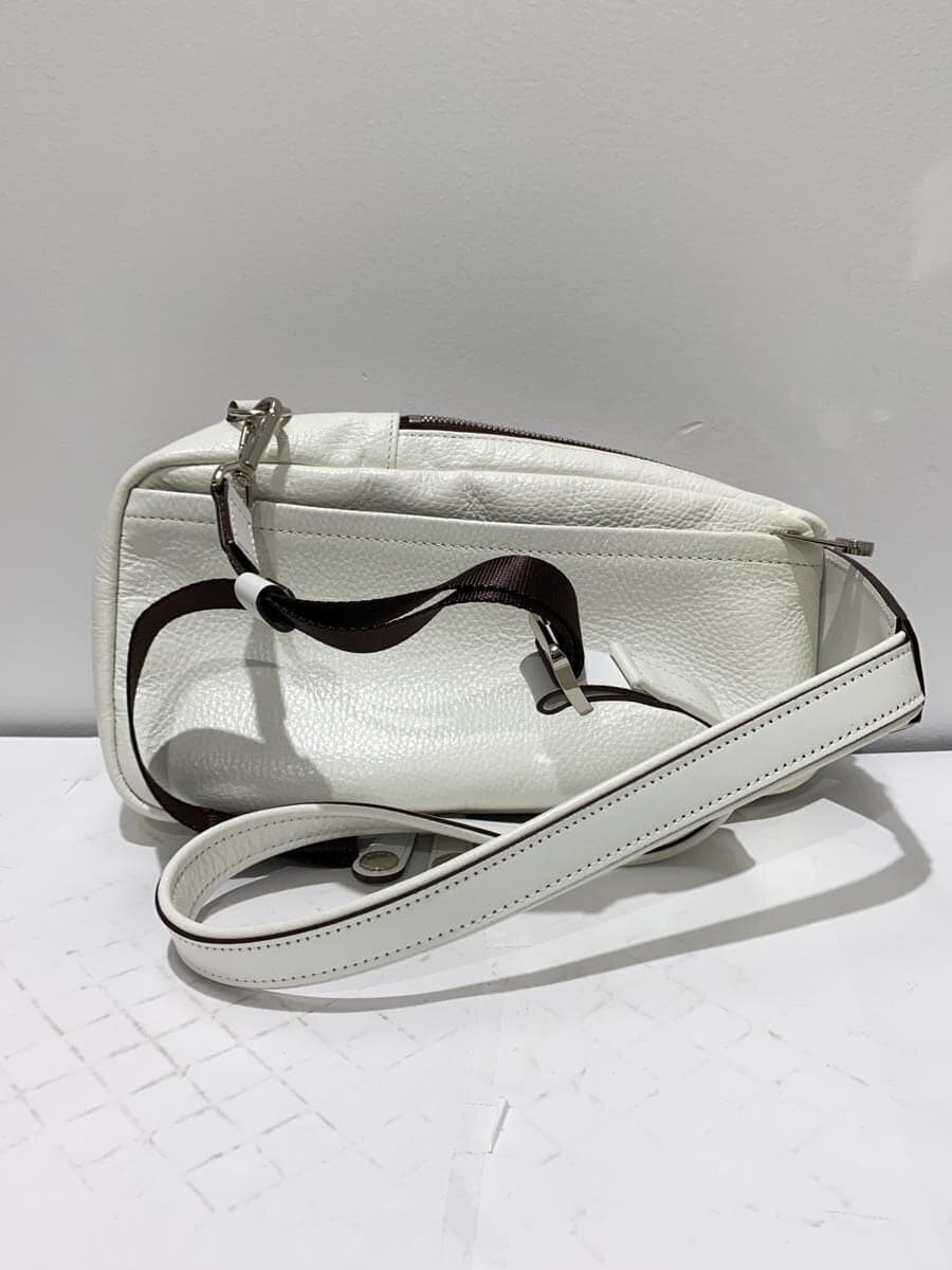 CREEZANJETTAR BODY BAG Leather WHT Solid 3