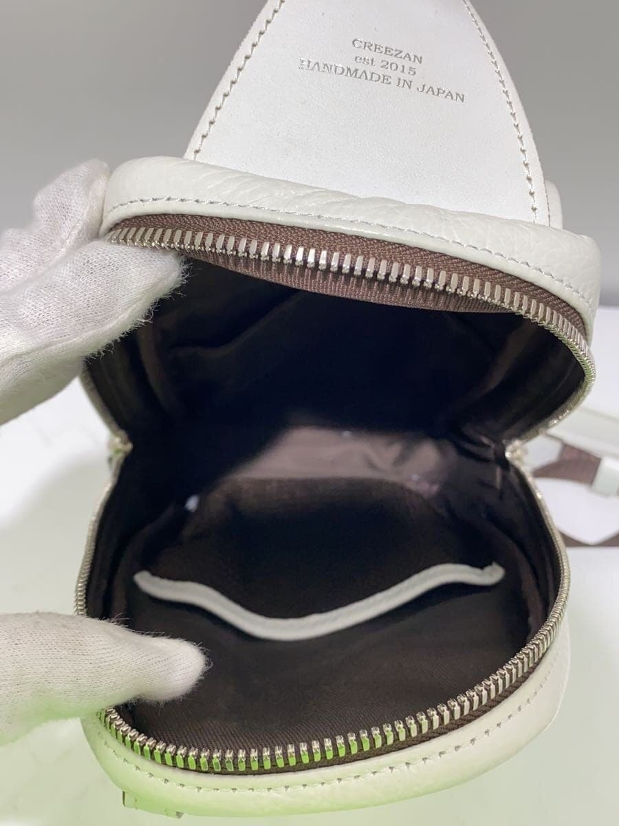 CREEZANJETTAR BODY BAG Leather WHT Solid 6