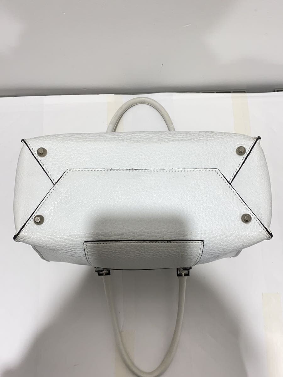 DAISY LIN for FOXEY Galette Tote Bag Leather WHT 4