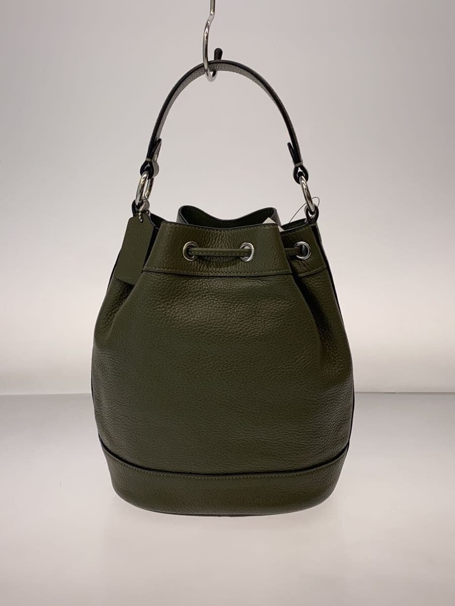 COACH Shoulder Bag Leather KHK C4100 3