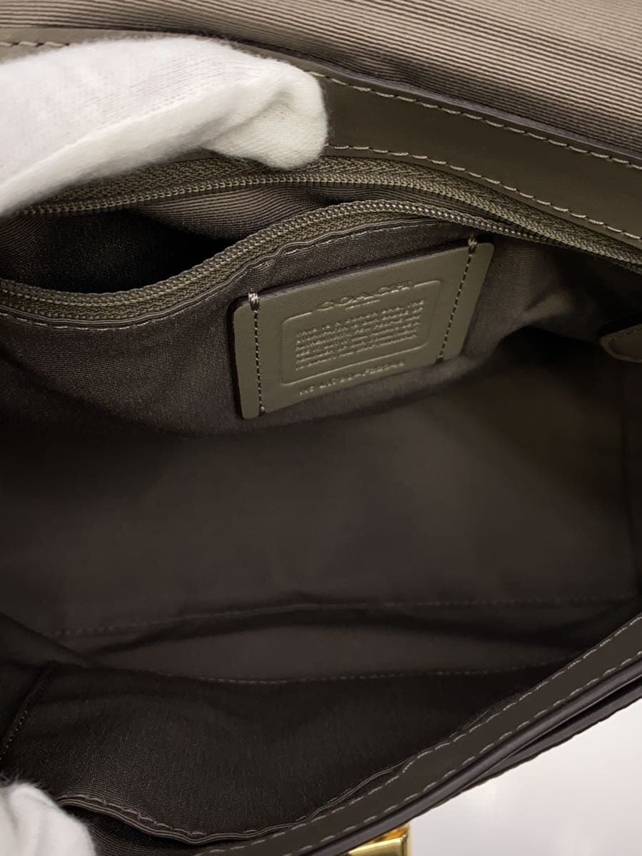 COACH Handbag Leather KHK F22348 6