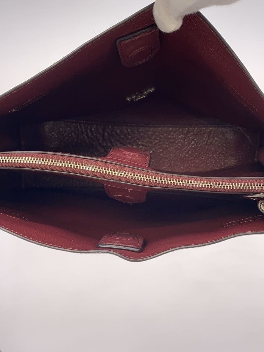 COACH Shoulder Bag Leather BEG CH194 6