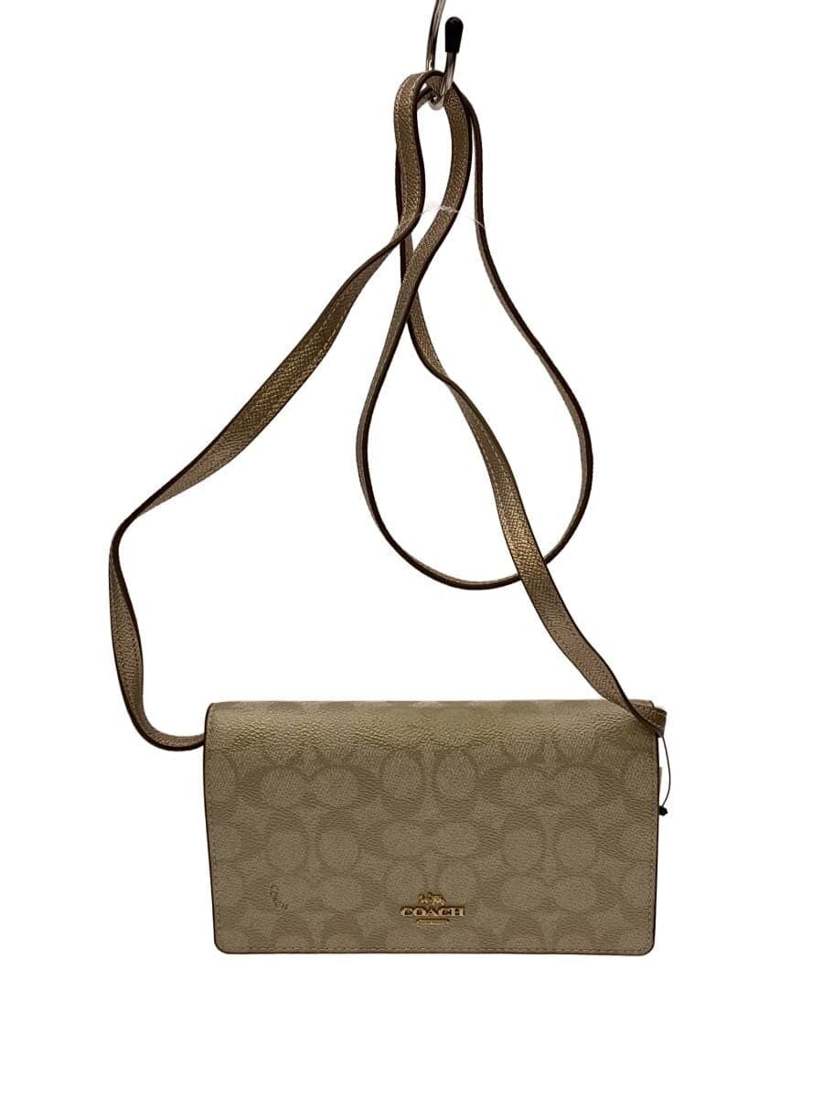 COACH Shoulder Bag GLD CX593