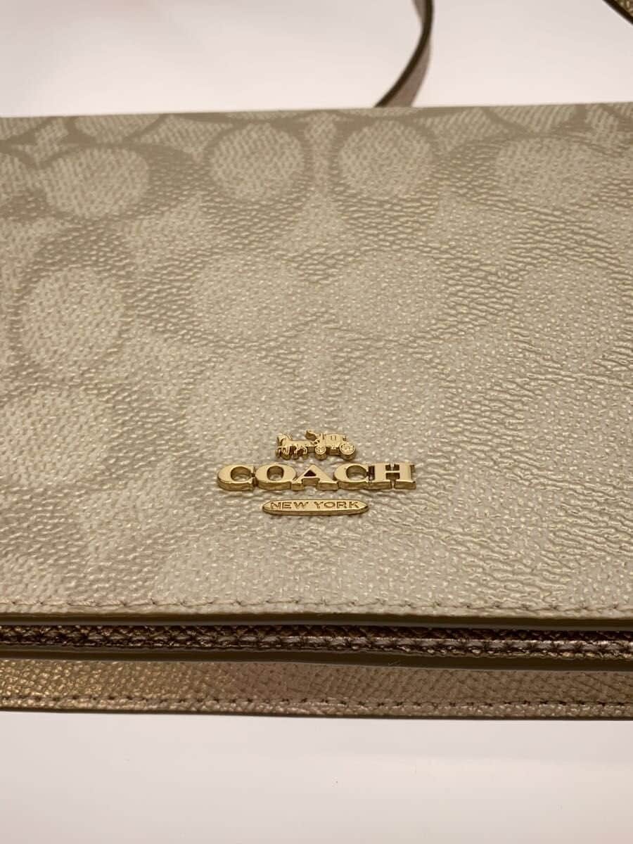COACH Shoulder Bag GLD CX593 5
