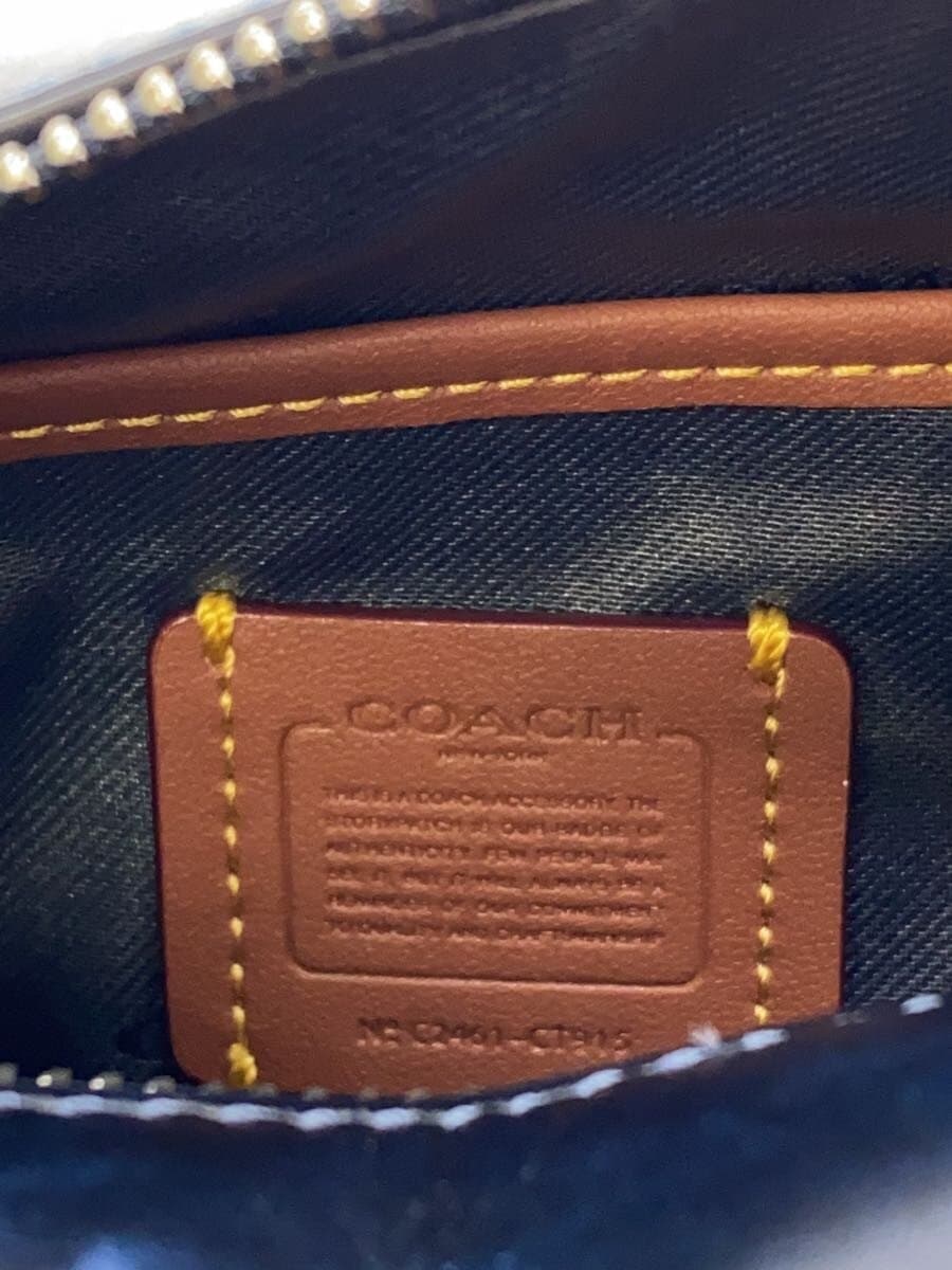 COACH Pouch NVY All Over Pattern CT915 5