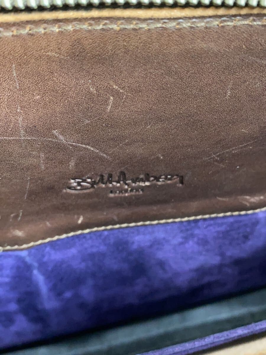 Bill Amberg tote bag leather BRW plain 4