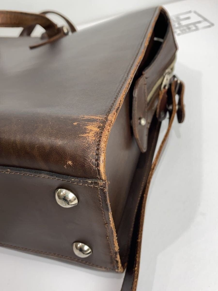 Bill Amberg tote bag leather BRW plain 7