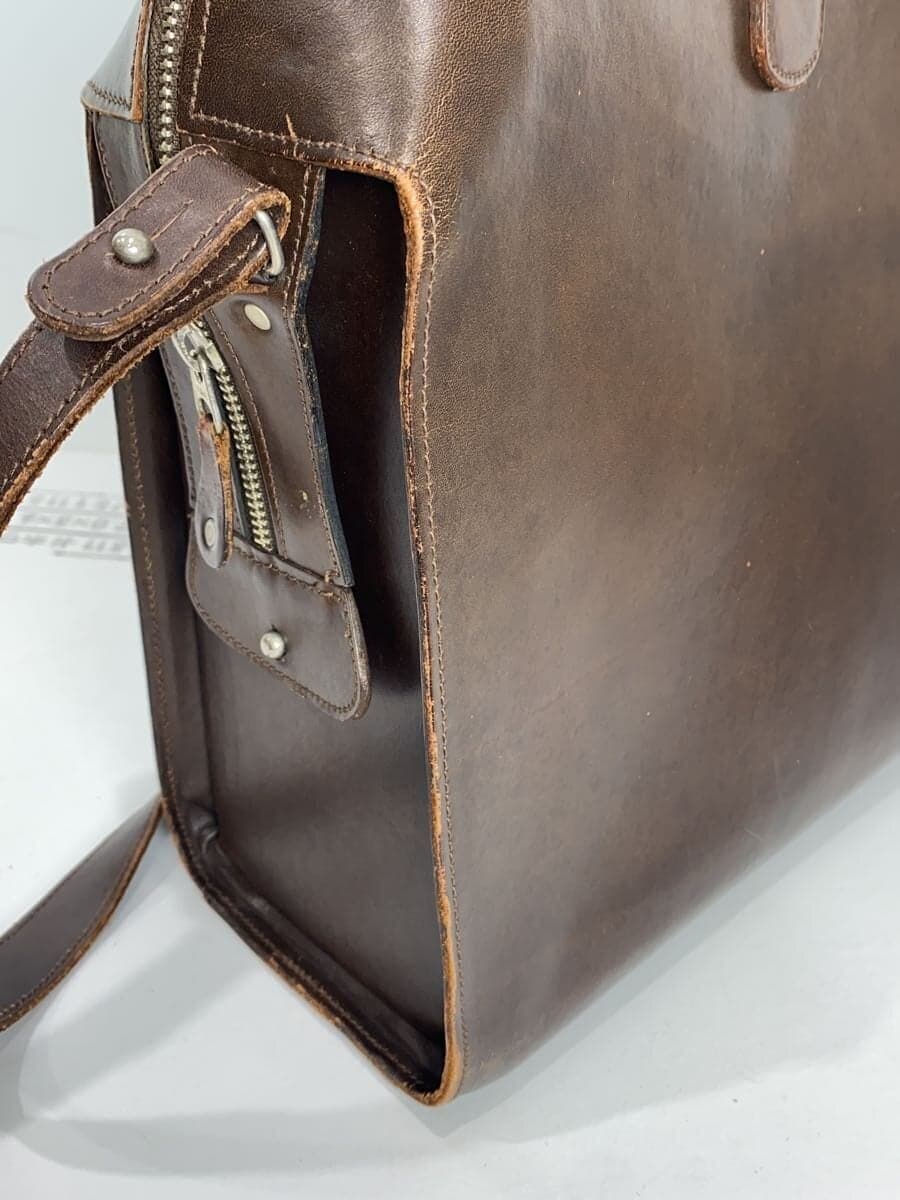 Bill Amberg tote bag leather BRW plain 8