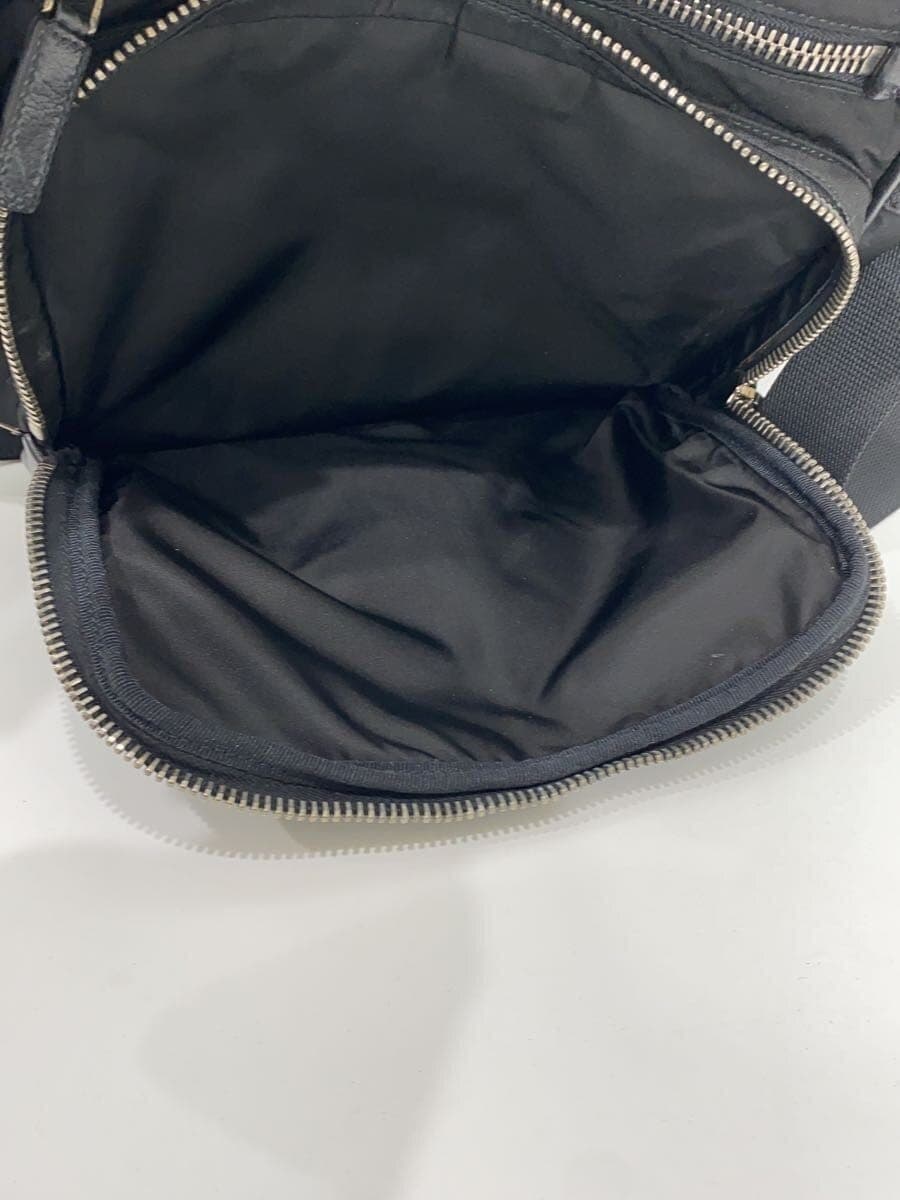 PRADA Shoulder Bag Nylon Black Solid Color 8