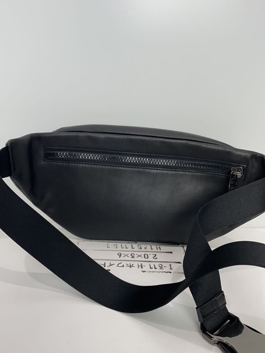 COACH Waist Bag PVC Black All-Over Print C3765 3