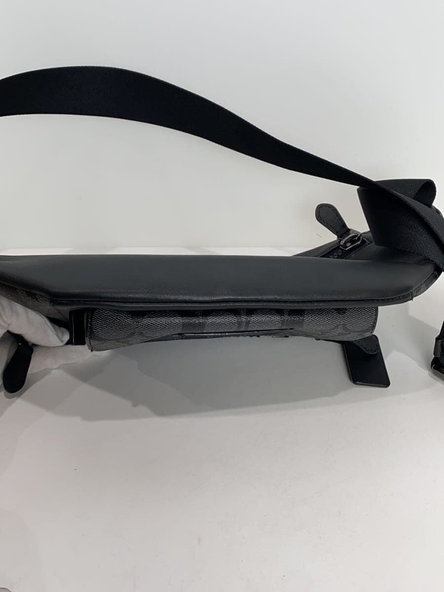 COACH Waist Bag PVC Black All-Over Print C3765 4