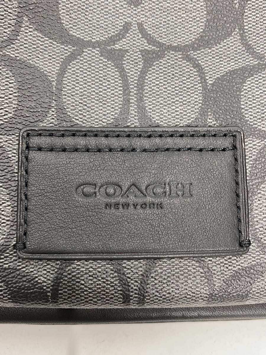 COACH Waist Bag PVC Black All-Over Print C3765 5