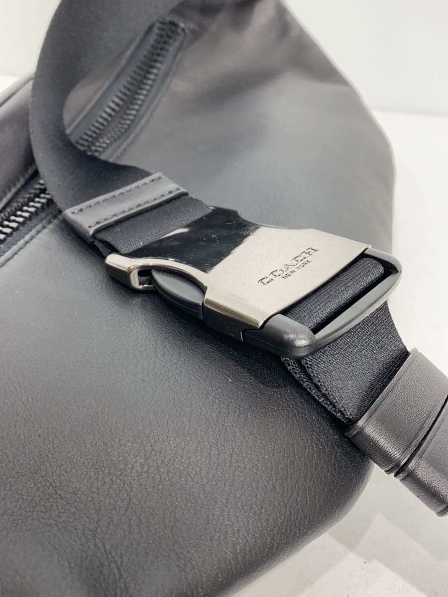 COACH Waist Bag PVC Black All-Over Print C3765 9