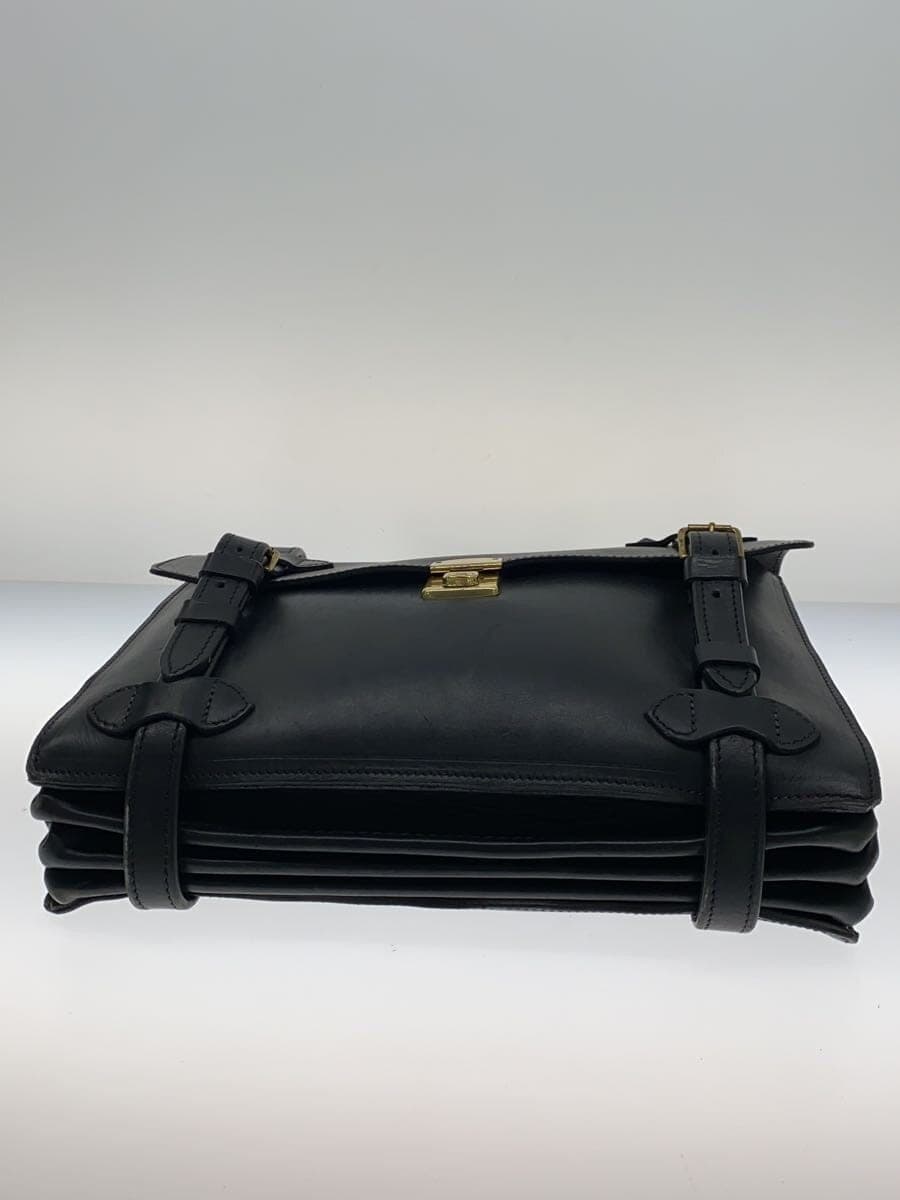 SIMPSON Briefcase Leather BLK 4