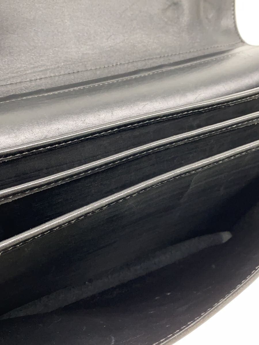 SIMPSON Briefcase Leather BLK 6