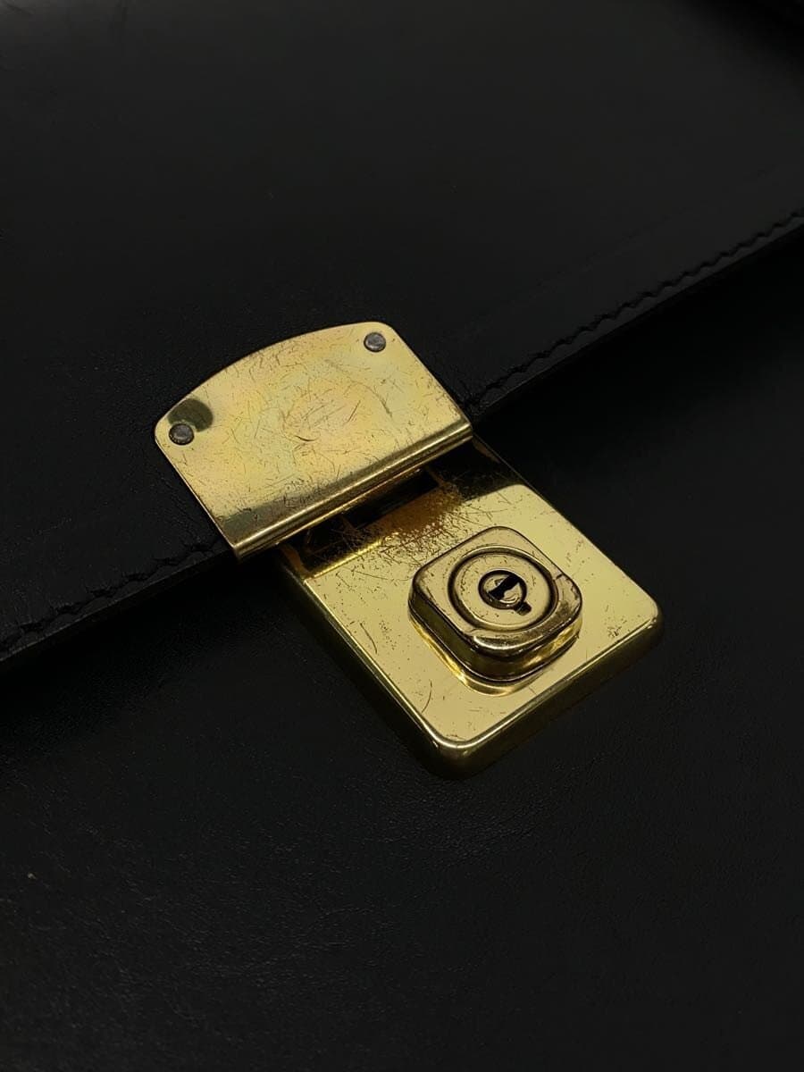 SIMPSON Briefcase Leather BLK 7